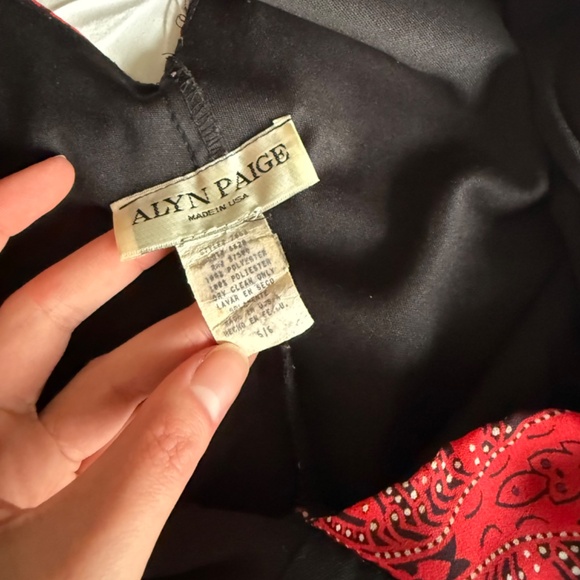 VINTAGE abstract slip midi dress - Picture 9 of 9